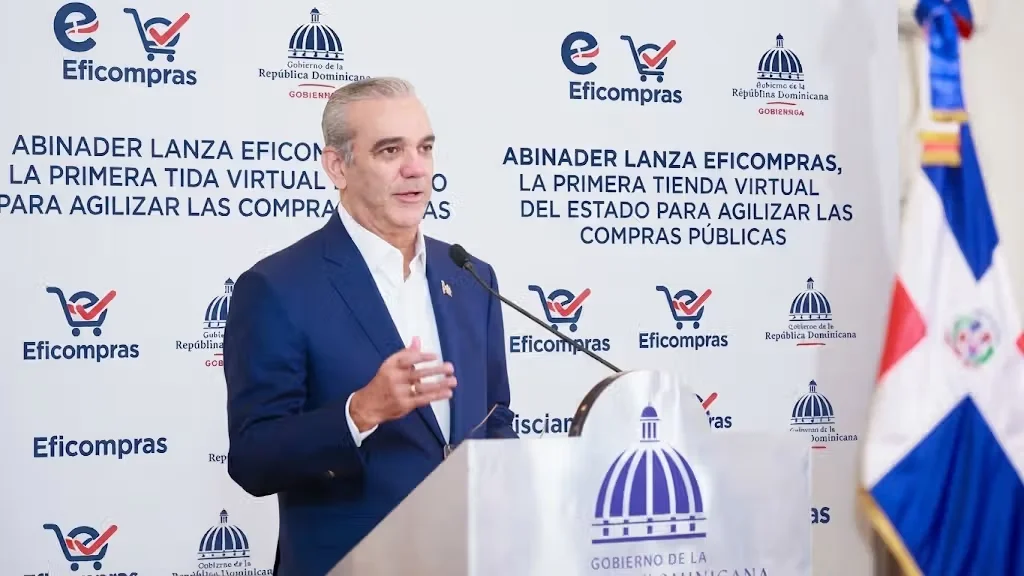 Abinader presenta Eficompras, tienda virtual del Estado
