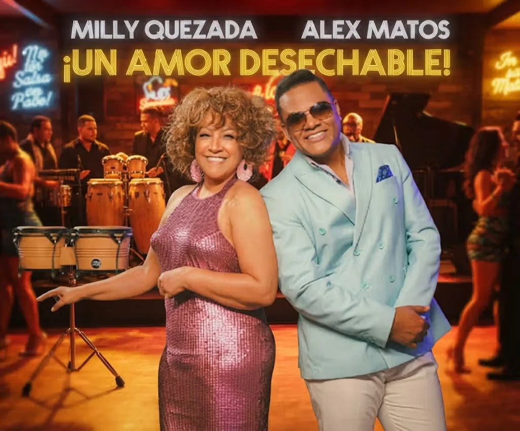 “Un Amor Desechable”: Milly Quezada canta salsa con Alex Matos