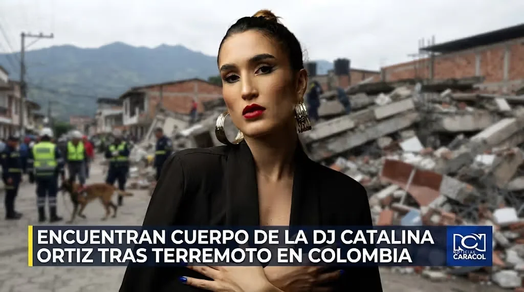 DJ Catalina Ortiz encontrada sin vida tras sismo en Colombia