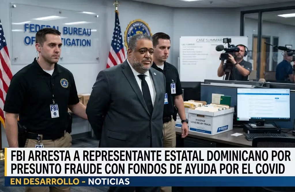Dominicano acusado de fraude con fondos COVID es arrestado por el FBI