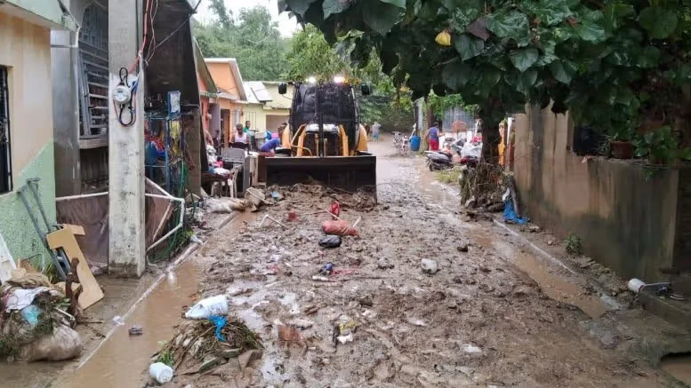 INDRHI inicia construcción de gaviones en el río Camú para evitar inundaciones en Montellano