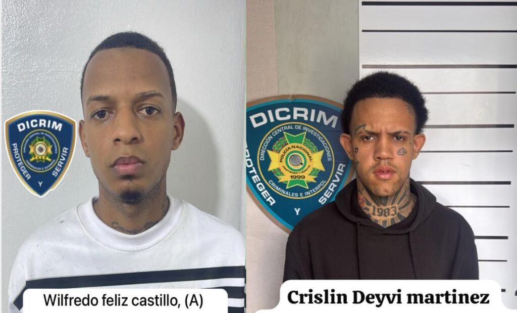 Policía apresa mediante entrega a dos hombres buscados por muerte de adolescente en Los Alcarrizos