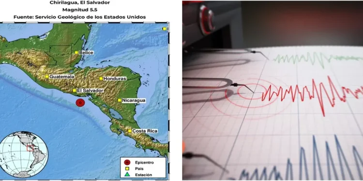 Sismo de 5,5 provoca alarma en El Salvador