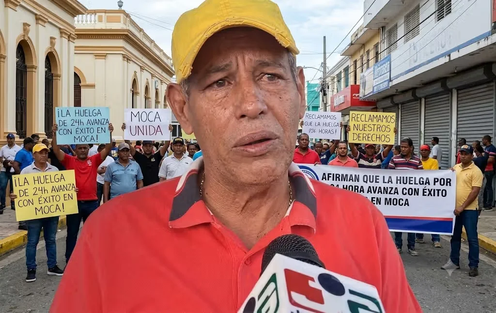 Huelga de 24 horas en Moca avanza según Guanchy Comprés