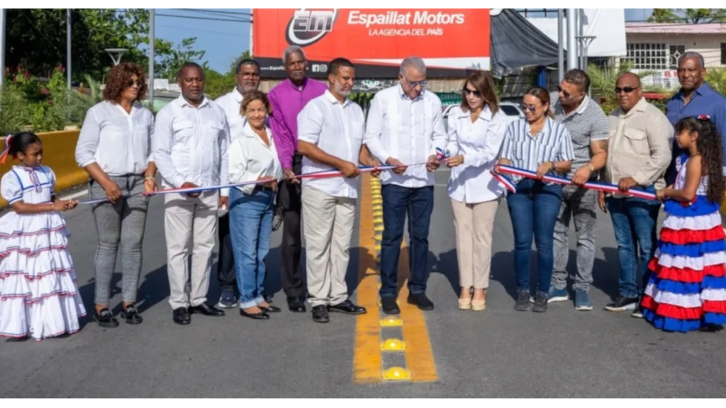 Inauguran distribuidor de tránsito en el Cruce de Sabaneta de Yásica para mejorar la seguridad vial y agilizar la movilidad en Puerto Plata