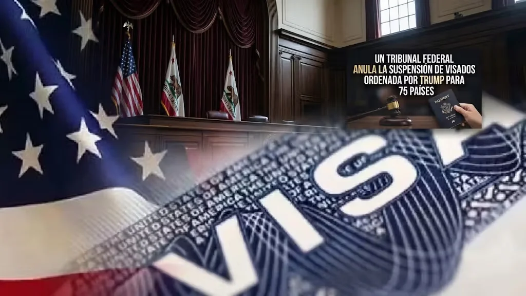 Justicia federal revoca medida de Trump que suspendía visados a 75 países