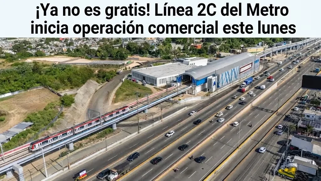 Metro Línea 2C arranca servicio pago desde este lunes