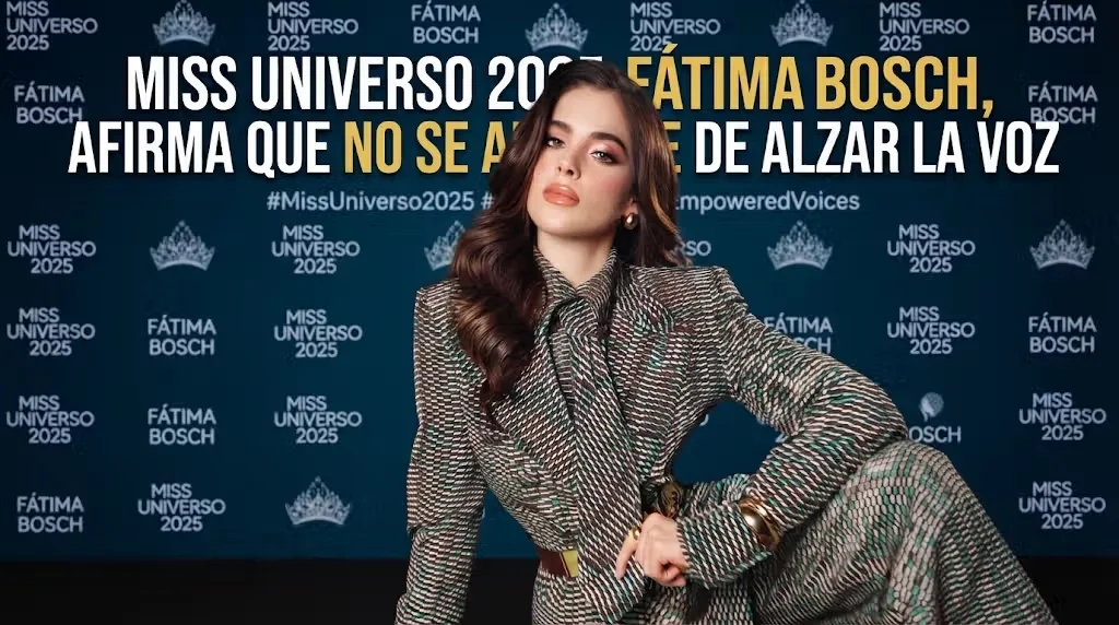 Fátima Bosch, Miss Universo 2025, defiende su derecho a alzar la voz