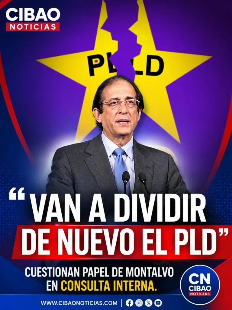 POLÉMICA EN EL PLD POR EL REGRESO DE GUSTAVO MONTALVO AL ESCENARIO INTERNO