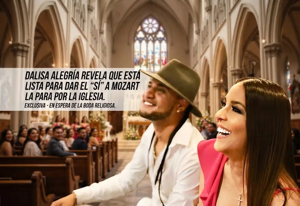 Mozart La Para y Dalisa Alegría se preparan para matrimonio por la Iglesia