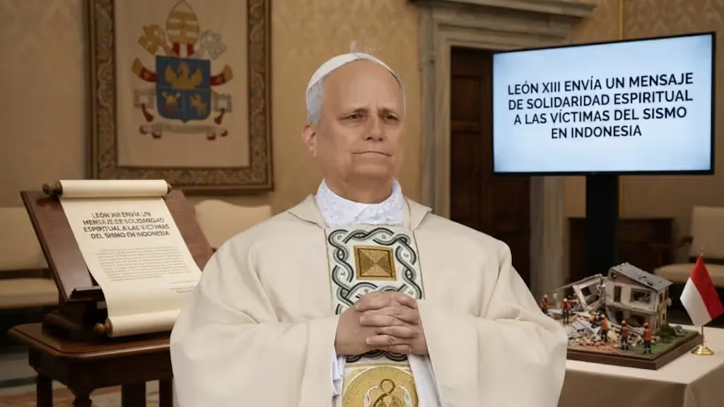 Papa León XIV expresa solidaridad espiritual con víctimas del sismo en Indonesia