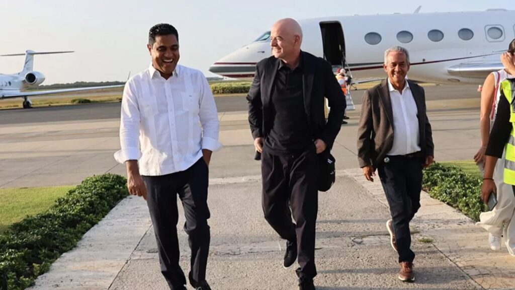 Presidentes de FIFA y Concacaf llegan a RD para reunión estratégica de la Unión Caribeña de Fútbol