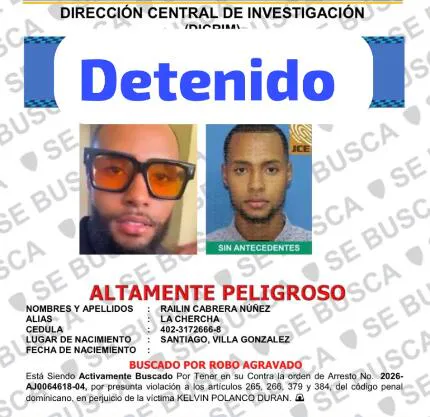 Detienen en Santiago a hombre buscado por presunto robo agravado