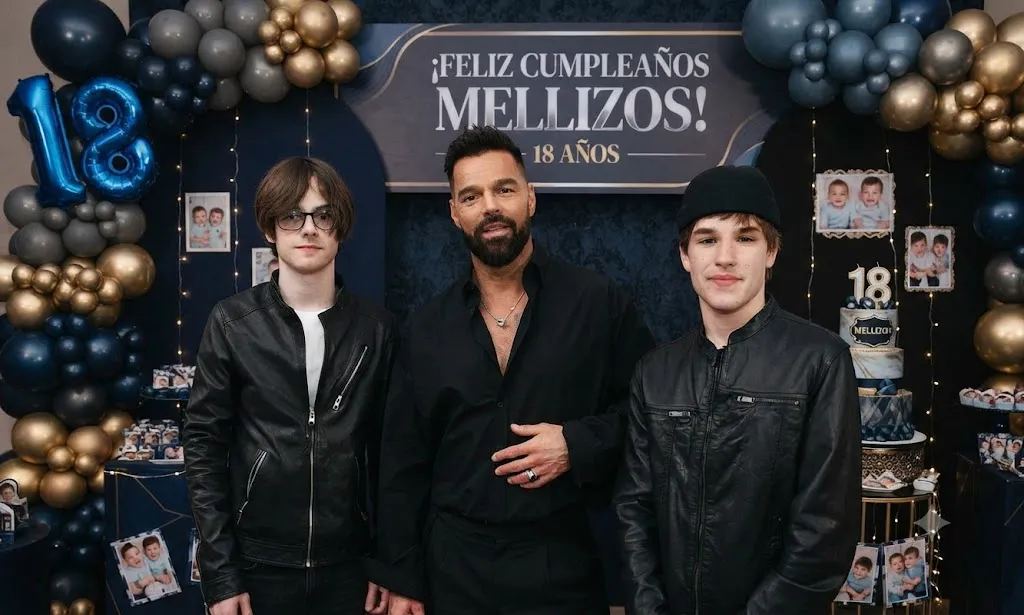 Matteo y Valentino cumplen 18 años: Ricky Martin festeja con orgullo