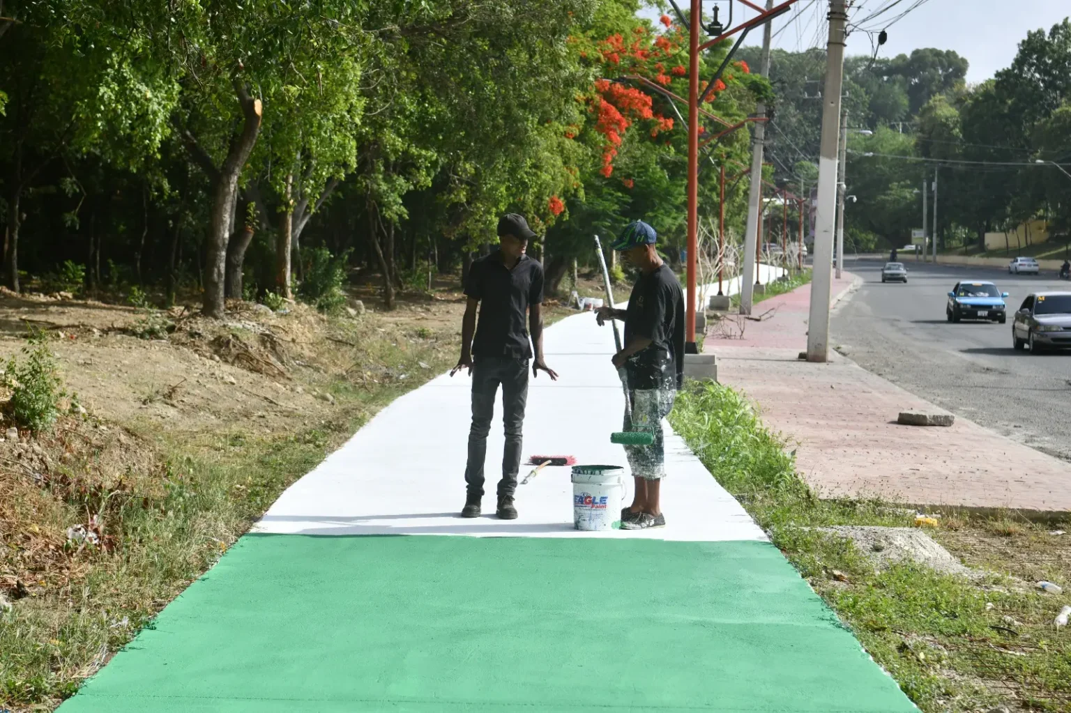 Reanudan trabajos de tercera etapa de ciclovía Mirador Yaque