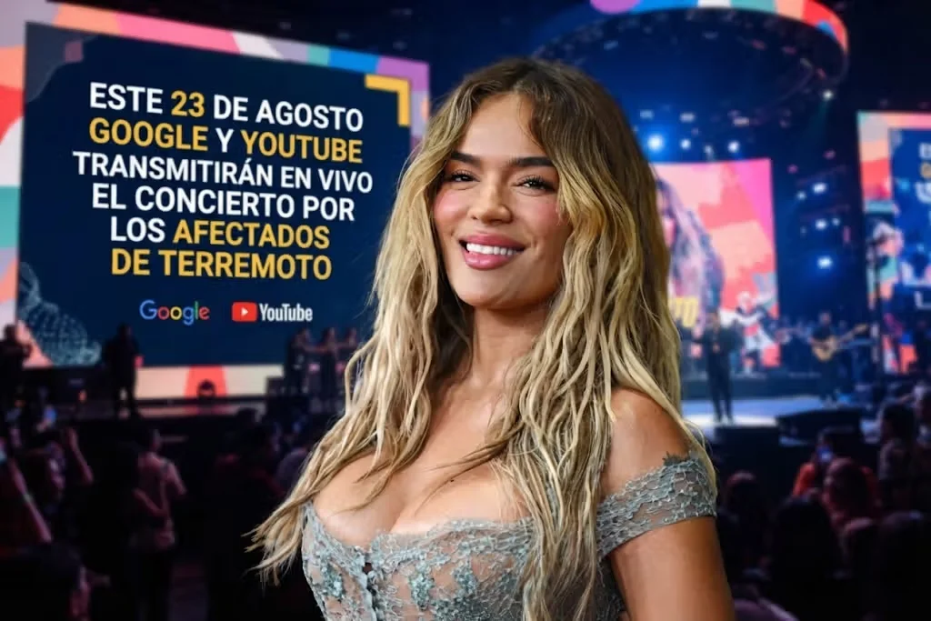 Google y YouTube llevarán en directo concierto solidario por víctimas del terremoto este 23 de agosto