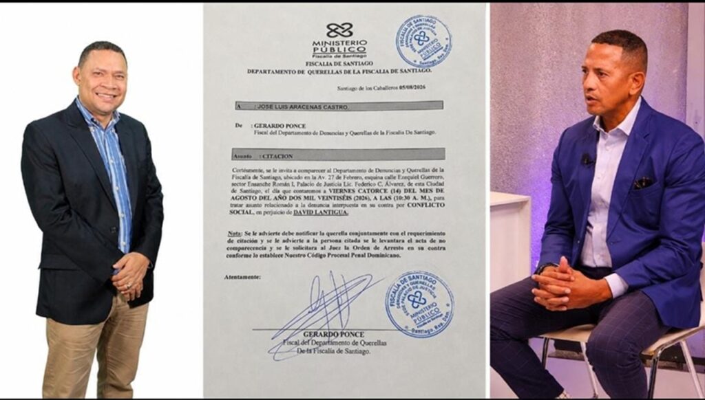 Fiscalía de Santiago cita a José Luis Aracena Castro por denuncia de “conflicto social”
