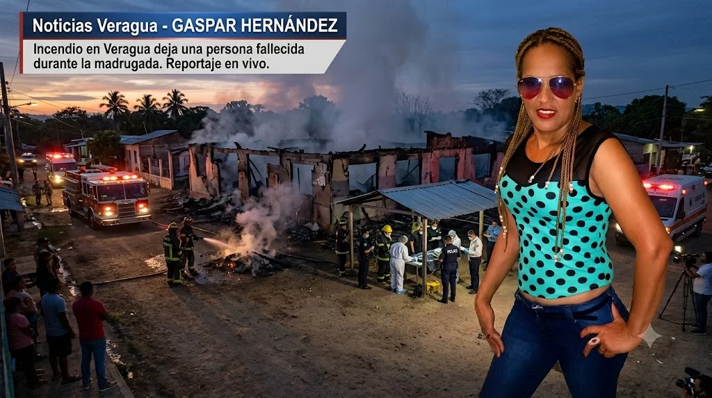 Fatal incendio en Gaspar Hernández deja víctima en Veragua
