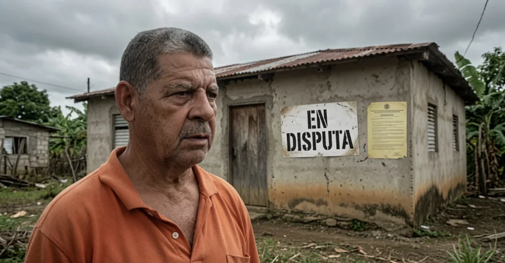 Hombre acusa presunto fraude millonario para arrebatarle su casa en Bonao