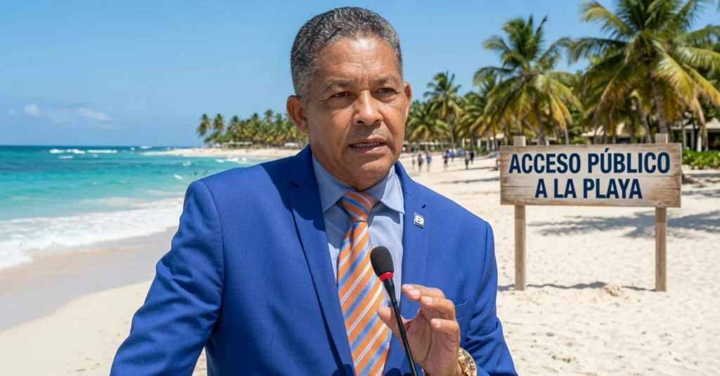 Diputado exhorta a ciudadanos a denunciar con pruebas impedimentos en playas