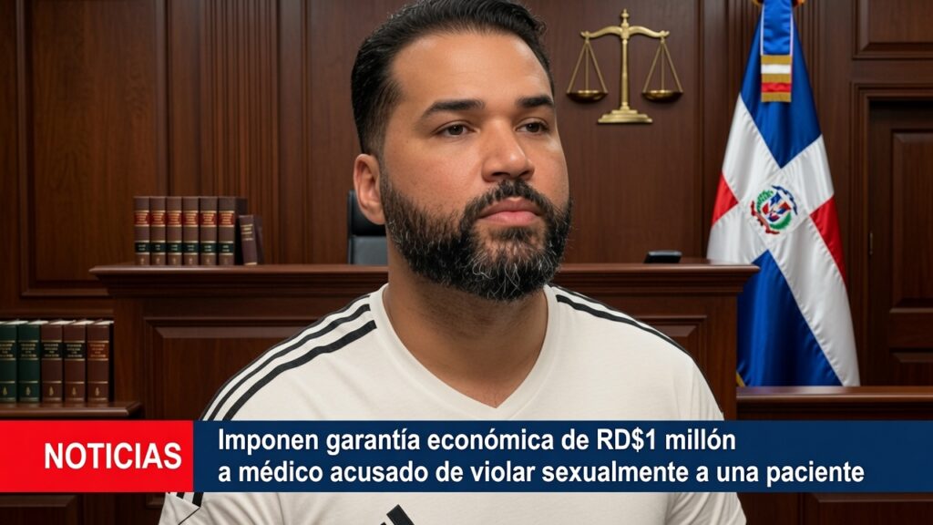 Médico acusado de violación deberá pagar garantía de RD$1 millón
