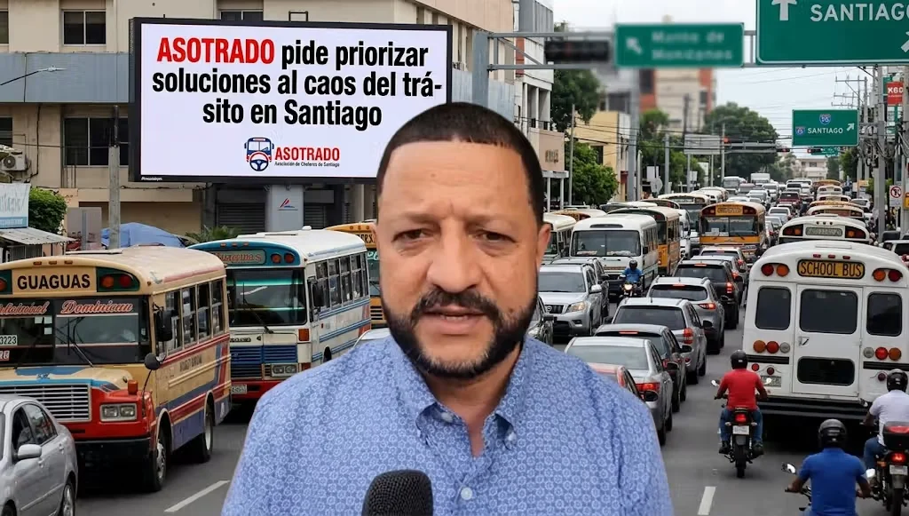 Transportistas de ASOTRADO reclaman orden vial en Santiago
