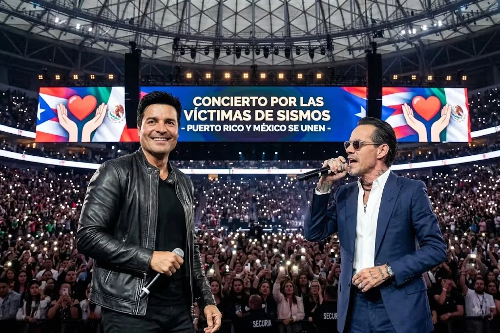 Concierto benéfico por víctimas de sismos liderado por Marc Anthony y Chayanne